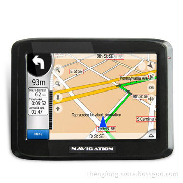 3.5-inch GPS Navigation, Supports MP3 and WMA Formats